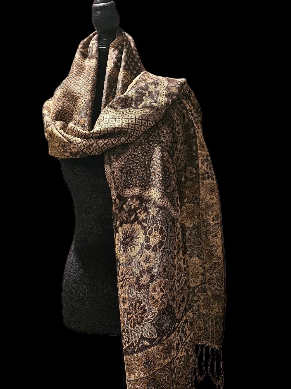 🔥Elegant Pashmina Floral Pattern Scarf